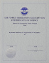 AFSA Generic Certificate of Office